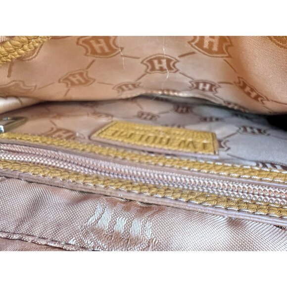 Yellow JW Hulme Leather Crossbody Bag With Tassel Accent & Adjustable Strap - Picture 5 of 14